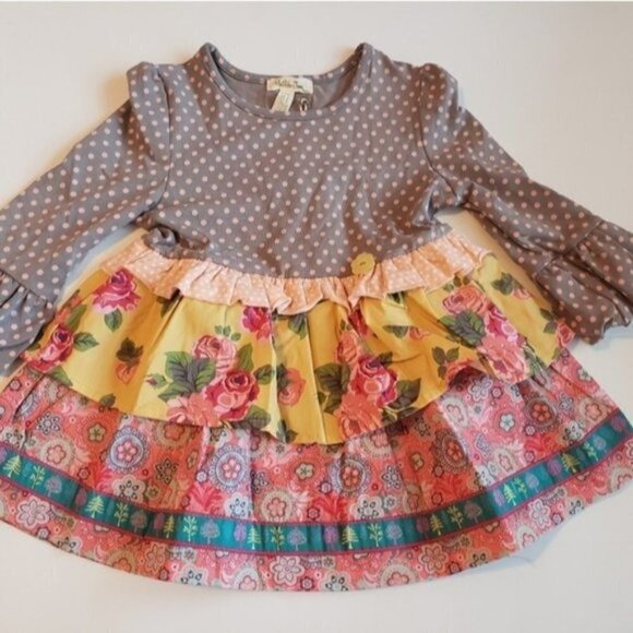 Matilda Jane sz 2 girls  Flynn Marjorine tunic New Friends Forever - Picture 1 of 6